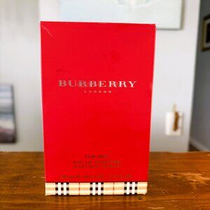 Vintage Burberry London Classic Spray Eau De Toilette Men 3.3 fl oz. Red Box NWB